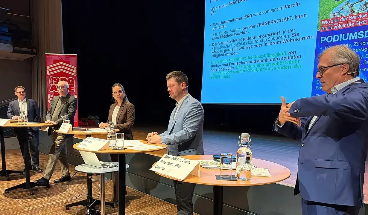 Moderation Podiumsdiskussion SRG